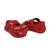 Sapatinho de Bebe Sapatilha Luxo Laço Batizado Feminino Infantil Menina Maninhos Baby Vermelho