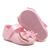 Sapatinho Sapatilha Bebê Infantil Menina Recém Nascida Confort Laço Super Luxo Rosa n