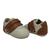 Sapatinhos Bebe Tenis Fecho Fácil Infantil Masculino Luxo Batizado Menino Manozinhos Baby Ref.0008 Bege