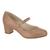 Sapato Beira Rio 4777.375 Boneca Scarpan Salto Grosso Feminino Nude