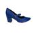 Sapato Boneca Femini Piccadilly 745183 Bico Fino Salto 7,0cm Azul