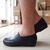 Sapato Casual Feminino Profissional SoftWorks Confortável Prático Para O Dia A Dia Calce Fácil BB95 Preto