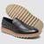 Sapato Casual Loafer Mocassim Clássico Couro Masculino Tratorado Palmilha Neopreme Anatômica Preto