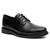Sapato Casual Masculino Couro Cadarço Moderno Conforto Preto