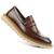 Sapato Casual Masculino Mocassim Loafer Sola Tratorada 2023 Marrom