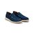 Sapato casual masculino mocassim slip social de couro legitimo cofnortavel 37 ao 44 Fl 12800 azul marinho