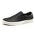  Sapato Casual Masculino Sapatenis Slip On Preto Preto