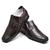 Sapato Conforto Couro Masculino  005 Marrom