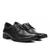 Sapato Couro Democrata Conforto Alpha Flex Masculino Preto