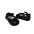 Sapato de Bebe Sapatilha Laço Salomé Infantil Menina RN Manozinhos Baby Ref.0039-14 Preto