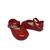 Sapato de Bebe Sapatilha Laço Salomé Infantil Menina RN Manozinhos Baby Ref.0039-14 Vermelho