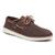 Sapato Docksider Casual Polo Urban Aberto com Costura Manual e Sola Reta Café