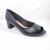 Sapato Fem Beira Rio Peep Toe Salto Bloco Preto 4777.400 Preto