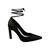 Sapato Feminino Bebecê Scarpin Nobuck Palatino Preto Preto