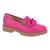 Sapato Feminino Beira Rio 4283.105 Mocassim Casual Salto Tratorado Pink, Marrom