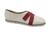 Sapato Feminino Bico Quadrado em Couro 9560102 Marfim, Verm