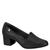 Sapato Feminino Fivela Salto Baixo Grosso Modare 7388.103 Preto napa