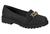 Sapato Feminino Modare Mocassim Loafer Napa Floather Preto