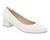 Sapato Feminino Piccadilly Scarpin Salto Baixo Ref 140110 Branco