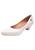 Sapato Feminino Scarpin Bico Fino Verniz Donna Santa 36.001 Branco