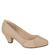 Sapato Feminino Scarpin Salto Baixo Grosso Modare 7005.647 Bege napa