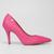 Sapato Feminino Scarpin Vizzano Salto Alto 10 cm  Bico Fino Pink