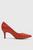 Sapato Feminino Scarpin Vizzano Salto Alto 10 cm  Bico Fino Telha