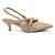 Sapato Feminino Vizzano 1122.885 Scarpin Calcanhar Aberto Social  Bege, Verniz