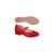 Sapato Infantil Boneca Saltinho Bloco Molekinha 2528.101 Verniz vermelho