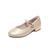 Sapato Infantil Molekinha REF: 2528101 METALIZADO-METAL GLAMOUR Dourado