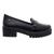 Sapato Loafer Feminino Mississipi Tratorado Q8557 Preto berteli