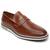 Sapato Masculino Casual Anna Andrade Mocassim Em Couro Derby Social Esporte Fino Marrom