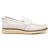 Sapato Masculino Couro Oxford Brogue Derby Bico Redondo Contemporâneo Branco