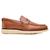 Sapato Masculino Couro Oxford Brogue Derby Bico Redondo Contemporâneo Caramelo