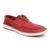 Sapato Masculino Mocassim Dockside Dia Dos Pais Confortavel Vermelho