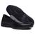 Sapato Masculino Social Anti Shock Linha Premium Conforto Elástico Cor Preto Preto