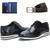 Sapato Masculino Social Casual Derby Oxford Sola EVA + Cinto E Carteira Preto