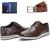 Sapato Masculino Social Casual Derby Oxford Sola EVA + Cinto E Carteira Marrom