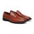 Sapato Masculino Social Couro Loafer Calce Fácil Moderno Caramelo