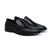 Sapato Masculino Social Couro Loafer Calce Fácil Moderno Preto