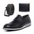 Sapato Masculino Social Oxford Confort  + Carteira + Cinto Preto