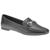 Sapato Mocassim Feminino Oxford Preto Preto