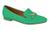 Sapato Mocassim Loafer Feminino Vizzano Fivela Bico Fino1351 Verde