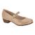 Sapato Modare 7032.540 Scarpin Salto Baixo Conforto Feminino Bege