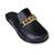 Sapato Moleca Mule Adulto Rasteira 5743.104 Napa Turim Branco Off Preto, Preto, Preto