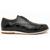 Sapato Oxford Couro Legítimo Brogue Clássico Xadrez 3D Laser Preto