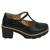 Sapato Oxford Estilo Boneca Feminino Confort Tratorado Preto