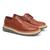 Sapato Oxford Masculino Derby Tratorado Couro Premium Marrom