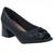 Sapato Peep Toe Piccadilly Maxi 715015 Preto