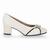 Sapato piccadilly feminino salto medio 110142 Off white, Natural, Natural